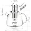 Lyra Glas Teekanne 1000ml