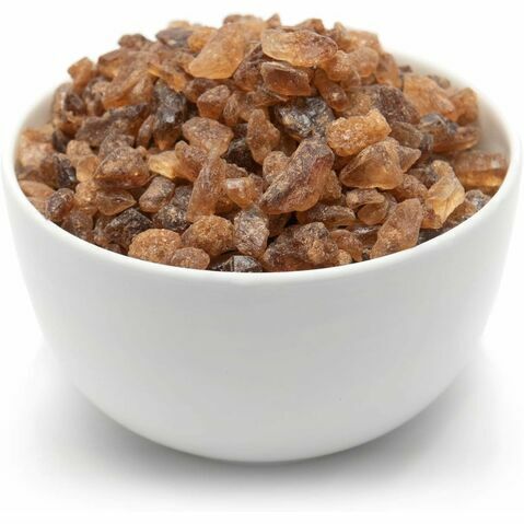 Amber Rock Sugar Crystals