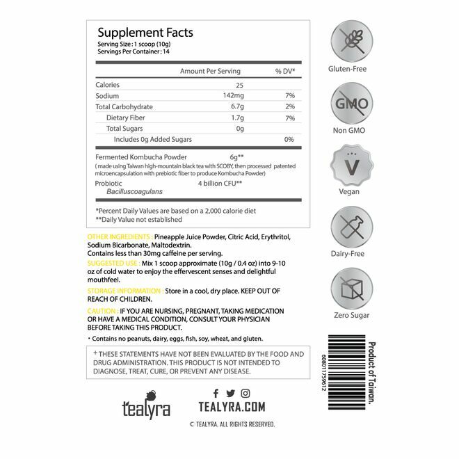 Kombucha-Ananas-Vormischung