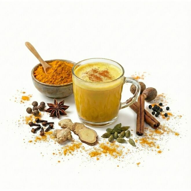 Golden Milk Turmeric Chai Latte