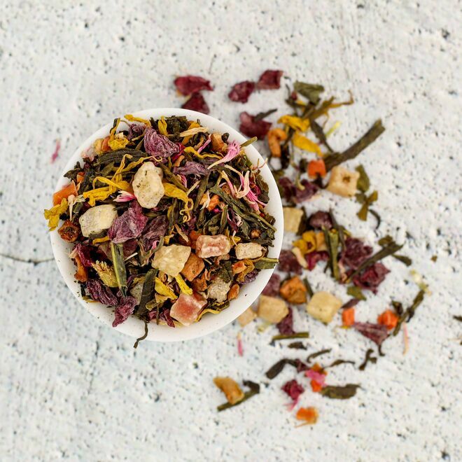 Lever de soleil tropical