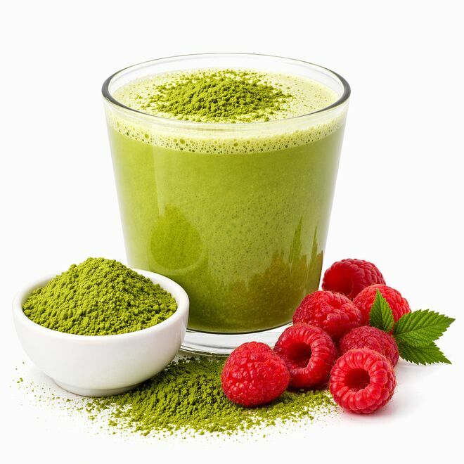 Tealyra - Raspberry Matcha Pre-Mix Powder | Buy Premium Loose Leaf ...